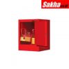 Justrite Sure-Grip® EX Countertop Flammable Safety Cabinet 4 Gallon, 1 Self-Close Door, Red