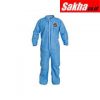 DUPONT PB125SBULG002500 Collared Disposable Coveralls