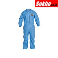 DUPONT PB125SBULG002500 Collared Disposable Coveralls