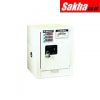 Justrite Sure-Grip® EX Countertop Flammable Safety Cabinet 4 Gallon, 1 Self-Close Door, White