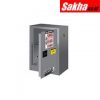 Justrite Sure-Grip® EX Compac Flammable Safety Cabinet 12 Gallon, 1 Manual Close Door, Gray