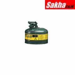 Justrite Type I Steel Safety Can For Oil 2.5 Gallon, Green