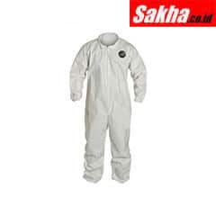 DUPONT NG125SWH5X002500 Coveralls with Elastic Cuff