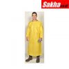 LAKELAND PBLC55657 Chemical Resistant Bib Apron, Yellow, 53 Length, 28