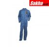 KLEENGUARD 58502 Collared Disposable Coveralls with Elastic Cuff, SMS Material