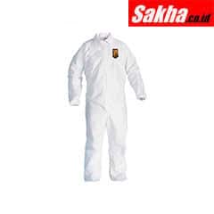 KLEENGUARD 44312 Collared Disposable Coveralls with Elastic Cuff