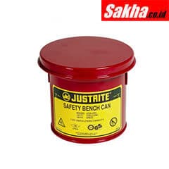 Justrite Bench Can To Clean Small Parts In Solvents,1 Quart,Steel