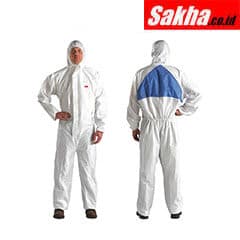 3M 4540-XXL Hooded Disposable Coveralls with Knit Material