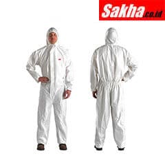 3M 4510-XL Hooded Disposable Coveralls with Elastic Material