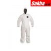 DUPONT PB127SWHLG002500 Hooded Disposable Coveralls