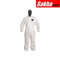 DUPONT PB127SWHLG002500 Hooded Disposable Coveralls