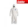 DUPONT TD127SWB2X0025CM Hooded Disposable Coveralls with Elastic Cuff