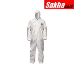 LAKELAND CTL428-2X Hooded Disposable Coveralls with Elastic Cuff