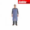 ANSELL 56-009 Chemical Resistant Bib Apron, Blue, 47 Length, 33