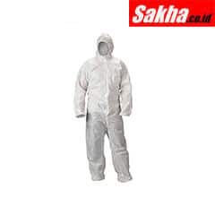 CONDOR 31TU72 Hooded Coveralls with Elastic Cuff, SMS Material