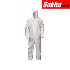 CONDOR 32GV32 Hooded Disposable Coveralls with Elastic Material