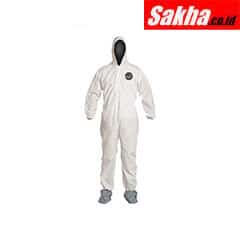 DUPONT PB122SWHLG002500 Hooded Disposable CoverallsDUPONT PB122SWHLG002500 Hooded Disposable Coveralls