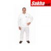BODYFILTER 95+ 4012-2XL Collared Disposable Coveralls with Elastic Cuff