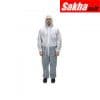 CONDOR 2KTL8 Hooded Disposable Coveralls with Elastic Cuff