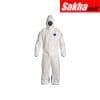 DUPONT TD127SWB4X0025CM Hooded Disposable Coveralls with Elastic Cuff