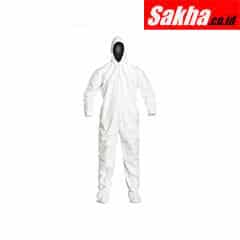 DUPONT IC105SWH3X002500 Collared Disposable Coveralls