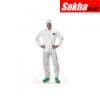 LAKELAND PBHBF428-2X Hooded Disposable Coveralls with Elastic Cuff