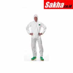 LAKELAND PBHBF428-2X Hooded Disposable Coveralls with Elastic Cuff