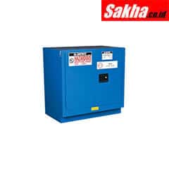 Justrite ChemCor® Undercounter Hazardous Material Safety Cabinet 22 Gallon, 2 Self-Close Doors, Royal Blue