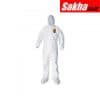 KLEENGUARD 44332 Hooded Disposable Coveralls with Elastic Cuff