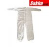 CONDOR 26W758 Collared Disposable Coveralls with Elastic Cuff