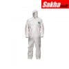 LAKELAND CTL428-3X Hooded Disposable Coveralls with Elastic Cuff