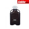 Justrite Carboy, 20 L, Polypropylene (PP), Dark Amber, 120mm Cap