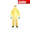 ANSELL 682300PLUS Hooded Chemical Resistant Coveralls with Elastic CuffANSELL 682300PLUS Hooded Chemical Resistant Coveralls with Elastic Cuff