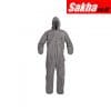 PROSHIELD 10 PB127SGYLG002500 Hooded Coverall with Elastic Cuff