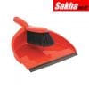 Cotswold COT9074600K Plastic Dustpan & Soft Brush Set Red