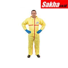 CHEMSPLASH 7012YT-M Collared Chemical Resistant Coveralls with Elastic