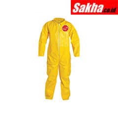 DUPONT QC120SYL7X001200 Collared Chemical Resistant Coveralls