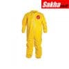 DUPONT QC125SYLMD001200 Collared Chemical Resistant Coverall