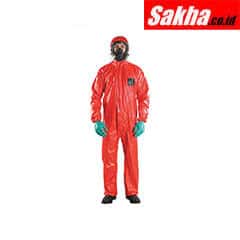 ANSELL 68-CFR Coveralls Red 2XL