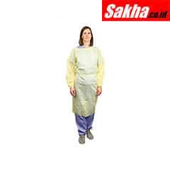 TIDI PRODUCTS 8570 Gown Yellow PK100