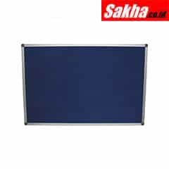 Offis OFI8360050K Felt Notice Board Blue Aluminium Trim