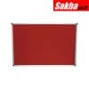 Offis OFI8360080K Felt Notice Board Red Aluminium Trim