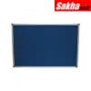 Offis OFI8360090K Felt Notice Board Blue Aluminium Trim