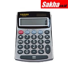 Edison EDI8250070K 12-Digit Semi-Desk Lcd Calculator