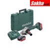 METABO WPB18 LTX 115 BL 2x 5'5Ah LiHD Cordless Angle Grinder Kit