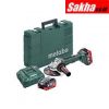 METABO WPB18 LTX 150 BL 2x 6'2Ah LiHD Cordless Angle Grinder Kit