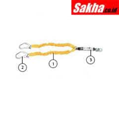 Catu MO-54040 Forked Stretchable Shock-Absorbing Lanyard