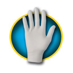 KLEENGUARD G10 Grey Nitrile Gloves Size 8, 150 gloves per pack