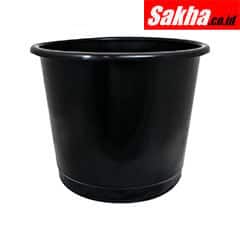 Offis OFI8430210K Plastic Black Waste Bin - 14 Litre