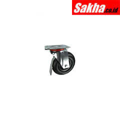 Atlas ATL9457726K Workholders 260mm Pneumatic Roller Bearing Wheeled Castors with Fixed Plate